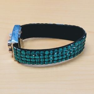 Charming Charlie ♥️Teal studded bracelet
